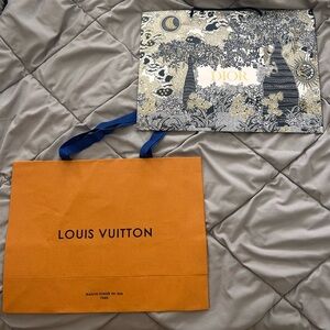 Dior and LV Decorative Shopping Bag